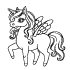 Unicorn Coloring Pages